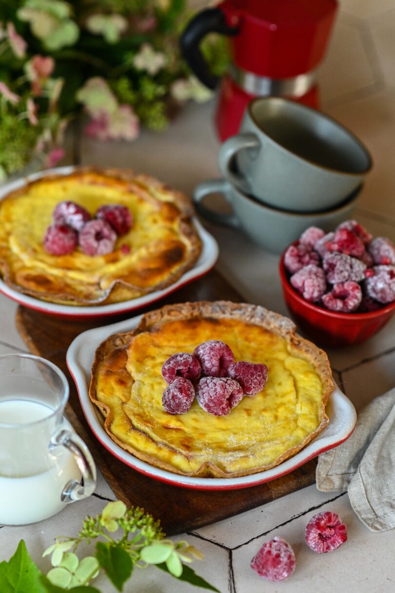 Toorjuustukook pannkoogist koogipõhjal
