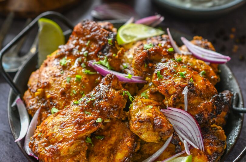 Mahlane tandoori kana kuumaõhufritüüris